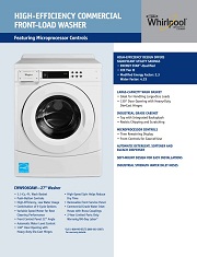 Promo cash kedit Jual Washer dryer frontloading Whirpool commercial laundry promo